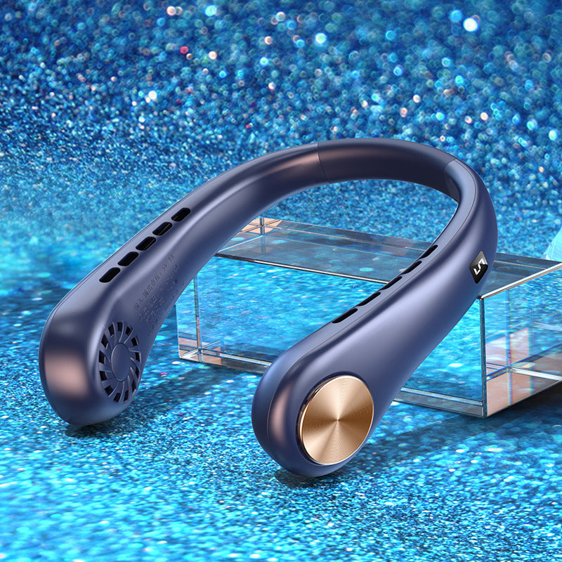 Wearable Bladeless Neck Fan – Portable Relief for Workouts, Travel & Summer Days